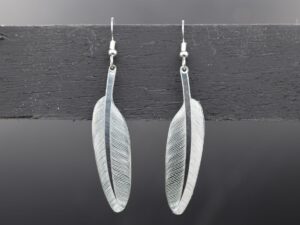 feathers earrings