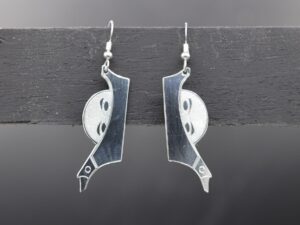 wolves in my canoe earrings
